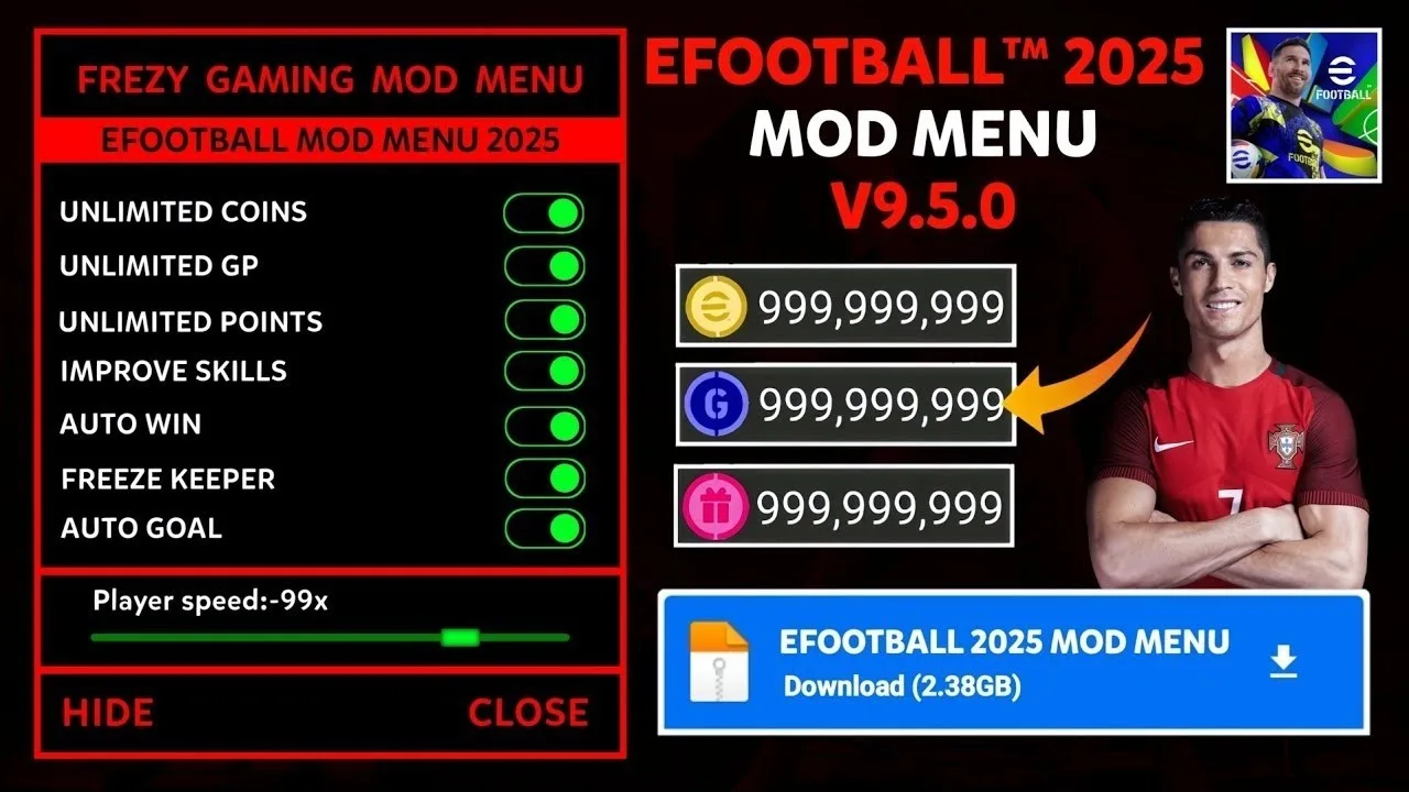 Background بيس موبايل مهكرة كوينز 2025 efootball pes 